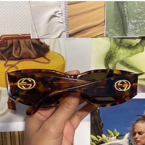 Vintage Gucci Tortoiseshell Sunglasses